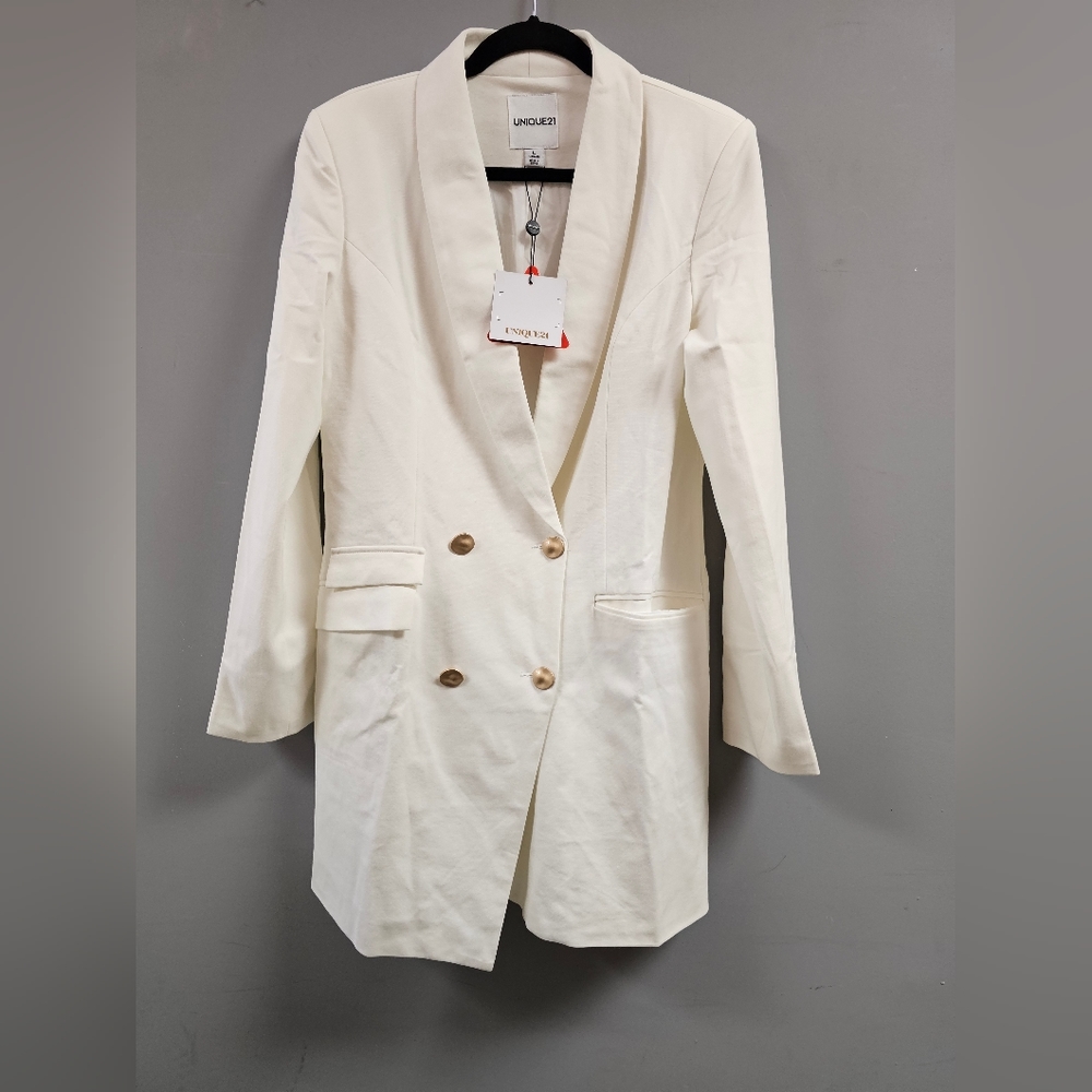 Unique21 double-breasted asymetric blazer dress